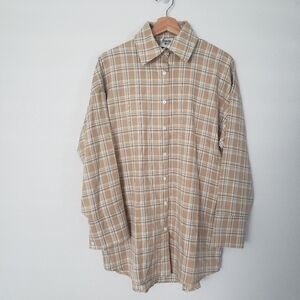 Princess Polly plaid shirt dress size 2 NWT